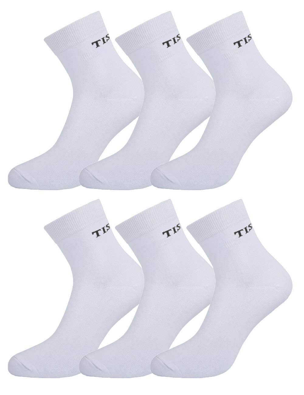 TISOKS Men's and Women's Anti Odor Anti Stink Deodorant Ankle Quarter Crew Sports Socks for Athletes Foot