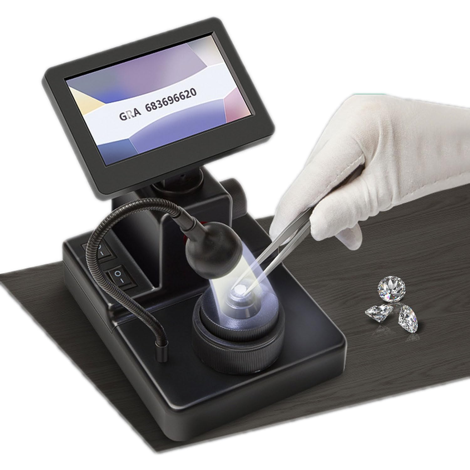 Microscopio digitale 1500X, visualizzatore USB con luce, kit microscopio biologico, ideale per studenti e professionisti