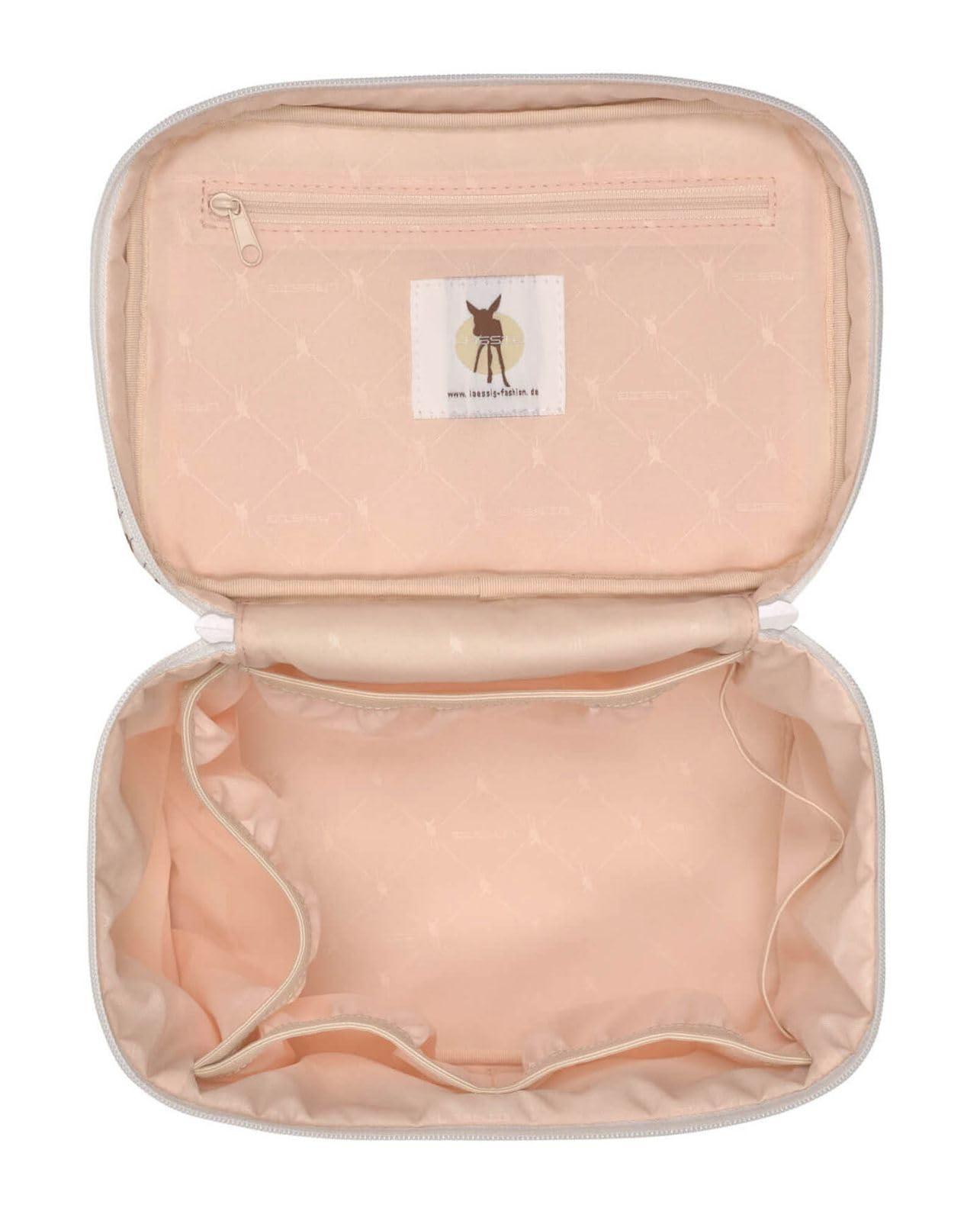 LÄSSIG Organizzatore per fasciatoio Organizzatore per pannolini da portare con sé/Casual Nursery Caddy To Go Flowers White