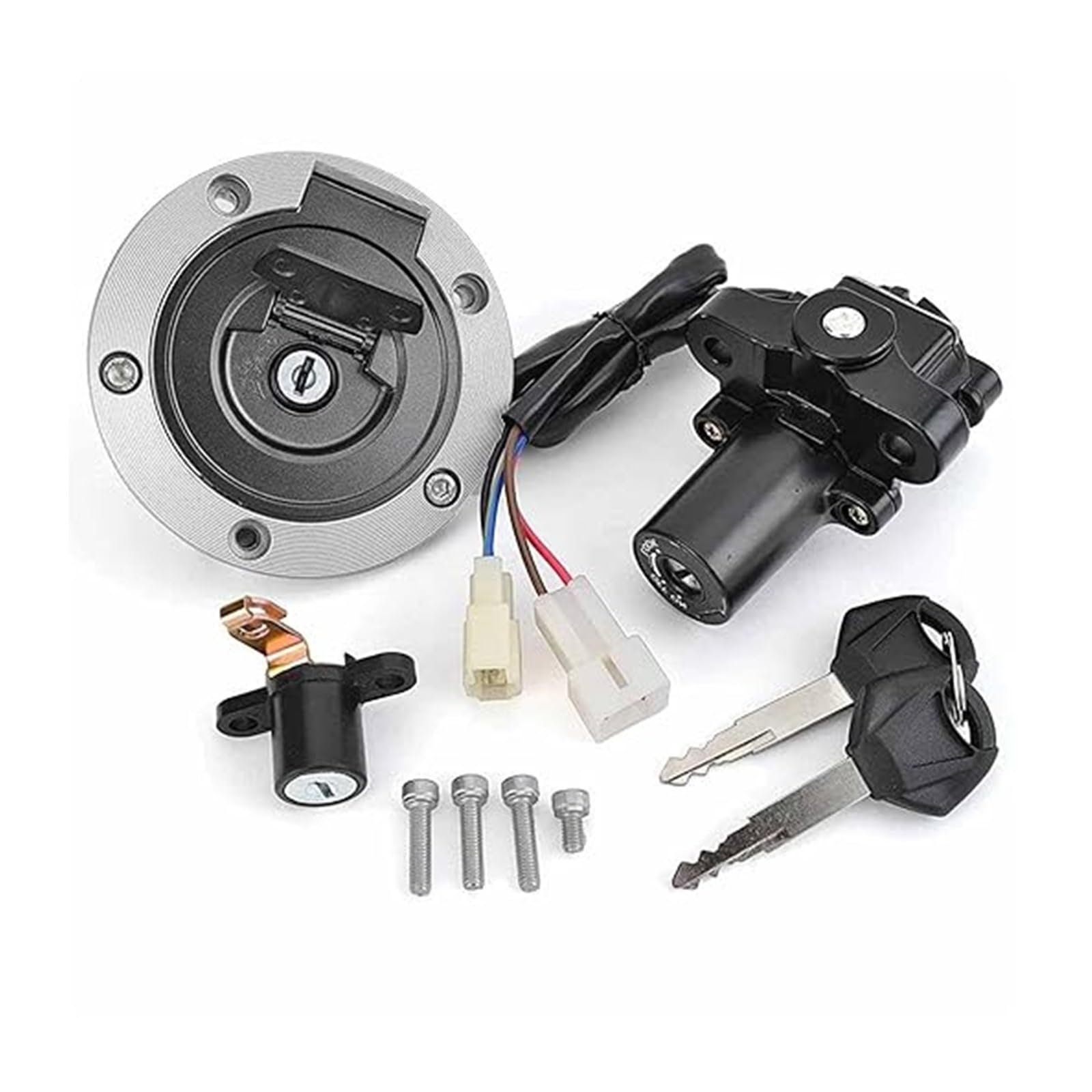 Cerradura De Encendido para Yamaha para Midnight Star para XVS1300A 2007-2011/2014/2016 Interruptor Arranque Gasolina Encendido Motocicleta Juego Llaves Accesorios