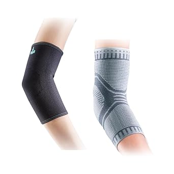 OPPO Elbow Pain Relief Bundle RE200 Compression Sleeve & 2988 ACCUTEX Brace XL