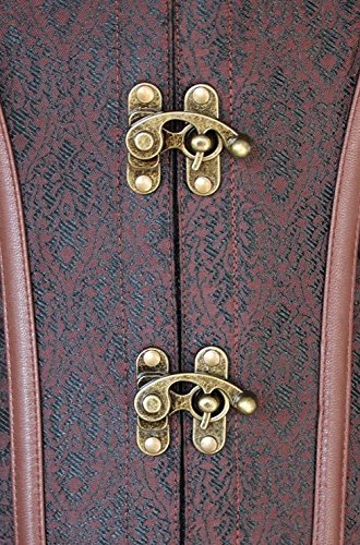 Ladies Professional Cosplay Quality Deluxe Boned Steampunk Corset Victorian Halloween Fancy Dress Costume Outfit UK 6-26 Plus Size (UK 8-10, Brown Corset) steampunk buy now online Ladies Professional Cosplay Quality Deluxe Boned Steampunk Corset Victorian Halloween Fancy Dress Costume Outfit UK 6-26 Plus Size (UK 8-10, Brown Corset) steampunk buy now online