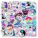 RWDMFC Adesivi 116pcs Cartoon Steam Wave Graffiti Stickers Bagagli Telefono Cellulare Computer Scooter Decorazione Auto per Auto Adesivi Impermeabili-A