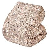 nishikawa 【 西川 】羽毛掛け布団 シングル ホワイトダック90% バイオアップ加工 保温 日本製 ロイヤルクレセント ピンク KA02003002