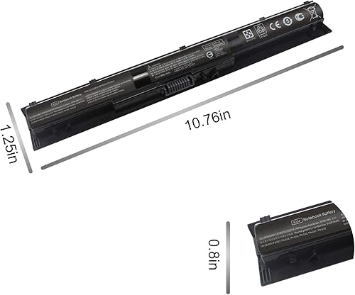 Miniatura 3 de DMKAOLLK KI04 800049-001 - Batería para portátil HP Pavilion 0.60 oz 17-g121wm 17-g131wm 17-g119dx 17-g15dx 17-g153us 14-ab166us 15-ab259nr