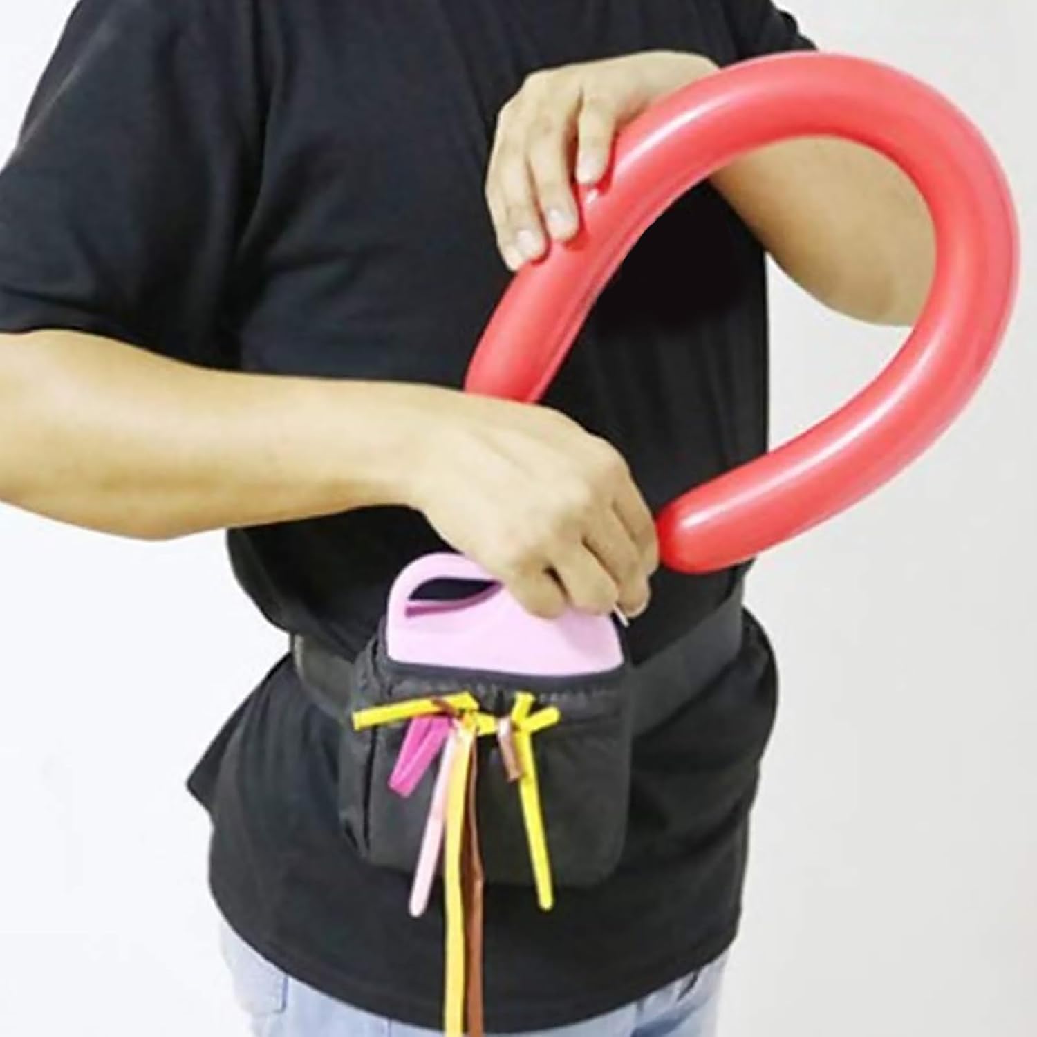 Elektryczny pompka do balonów, ładowalna pompka do balonów o długości 160 cm i 12,5 cm, szybka pompka modelująca do dekoracji imprez i wydarzeń urodzinowych