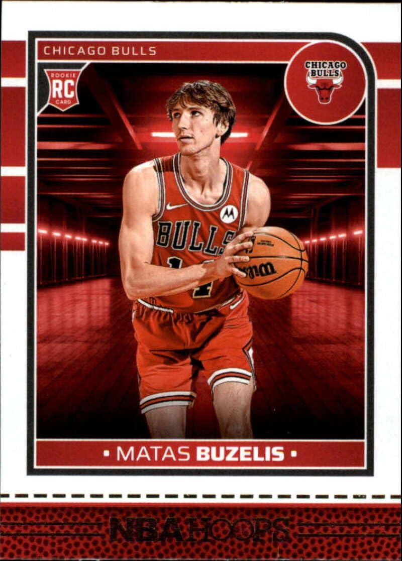 Amazon.com: 2024-25 NBA Hoops #241 Matas Buzelis RC Rookie Chicago