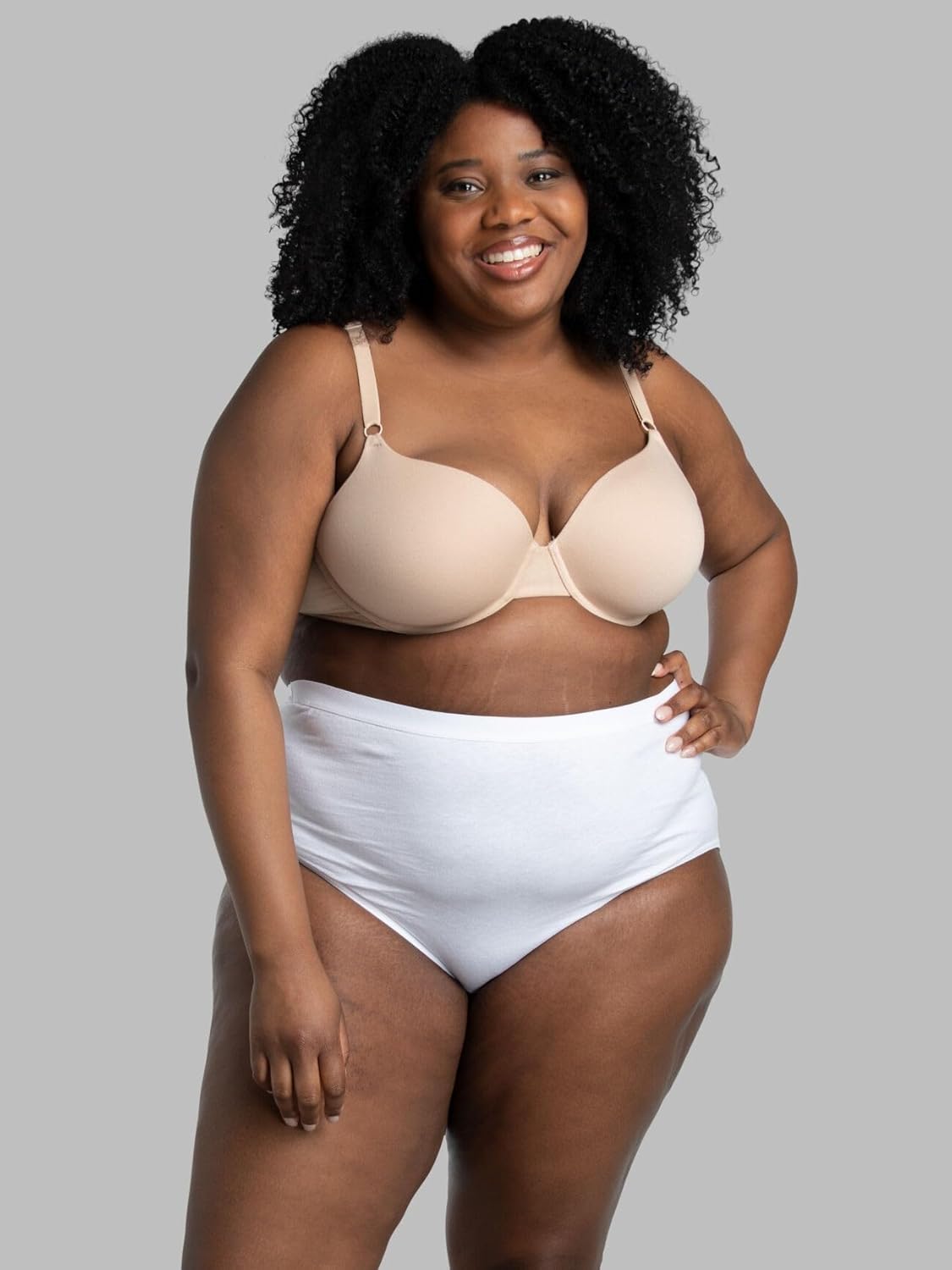 Fruit of the Loom Women's Eversoft Cotton Brief Underwear, Tag Free & Breathable, Available in Plus Size - Image 2