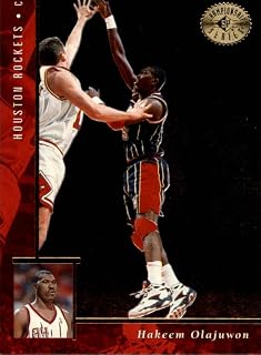 Basketball Trading Card 1995-96 SP Championship #41 Hakeem Olajuwon EX++ Excellent++ Rockets