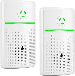 Purificatore d’Aria Ionico per Casa e Camera, Ionizzatore da Presa Anti-Odori per Fumo, Animali e Scarpe, Mini Purificatore per Ufficio e Cucina, 2 Pezzi