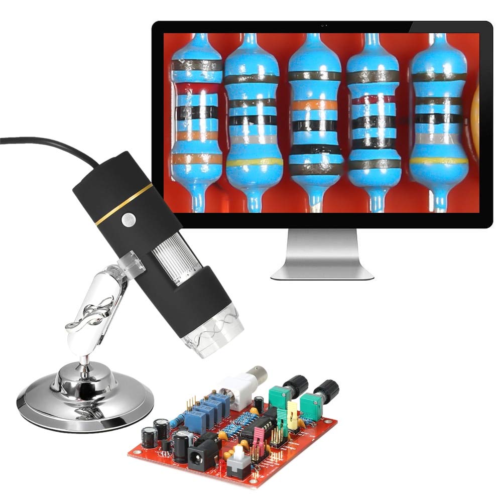 Microware USB Microscope 1000X Digital Microscope with OTG Function Camera Endoscope 8-LED Light Magnifying Glass Magnifier with Stand : Russian Federation, 1000X (B07PBGPLNV) Amazon Price History, Amazon Price Tracker