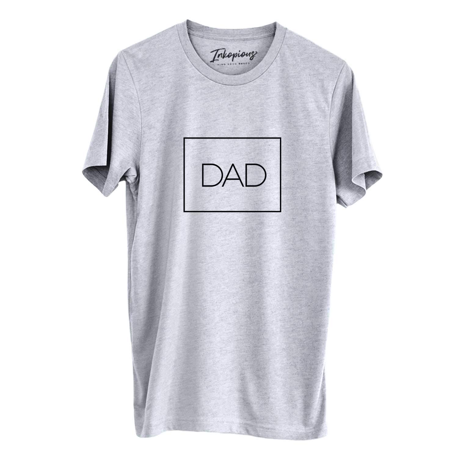 Inkopious Dad T-Shirt - First Time Father's Day Present - Unisex Crewneck Small Grey
