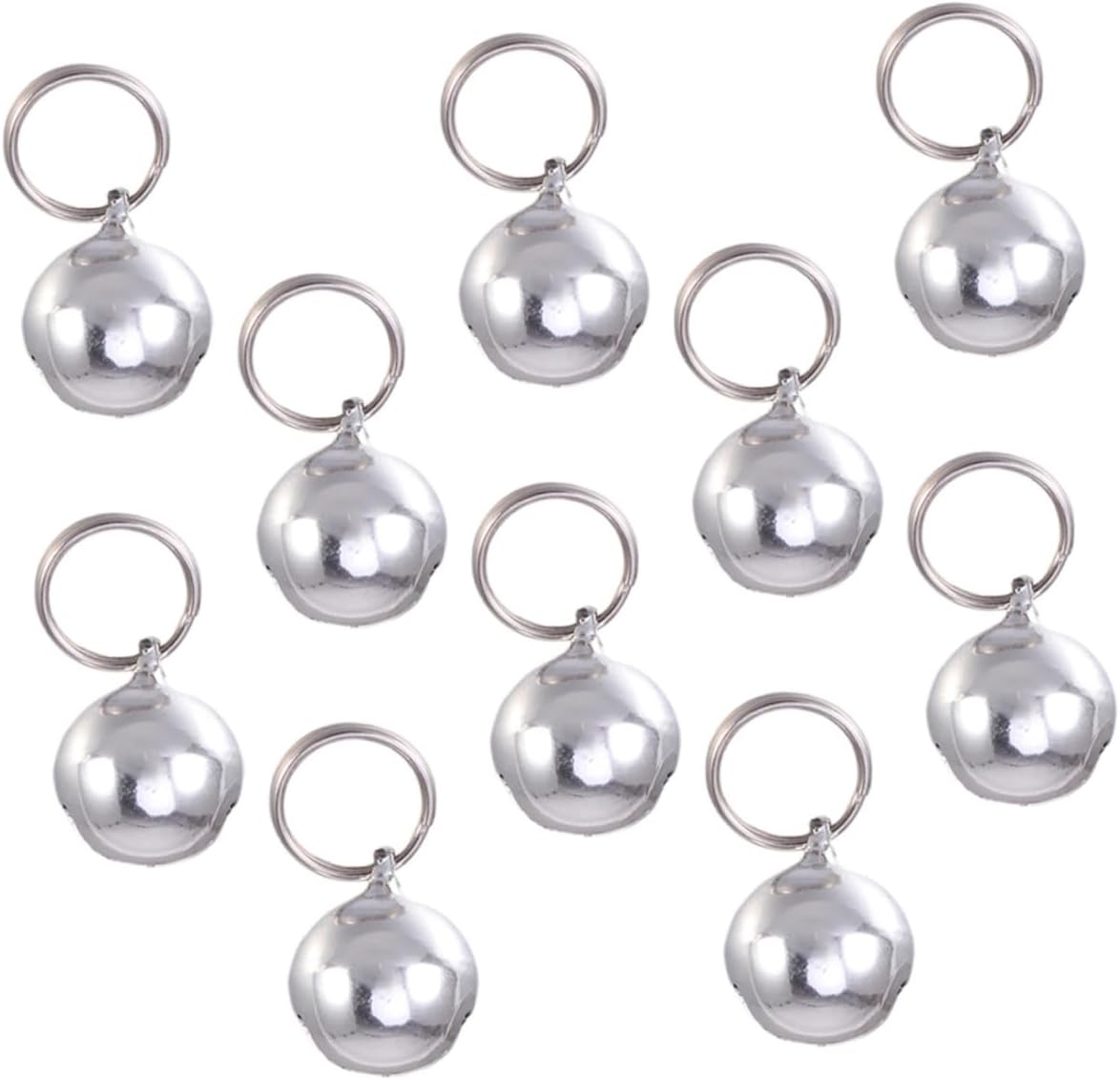 10pcs Pet Bells for Collar Dog Cat Puppy Kitten Small Pet Accessories Diy Craft Charms