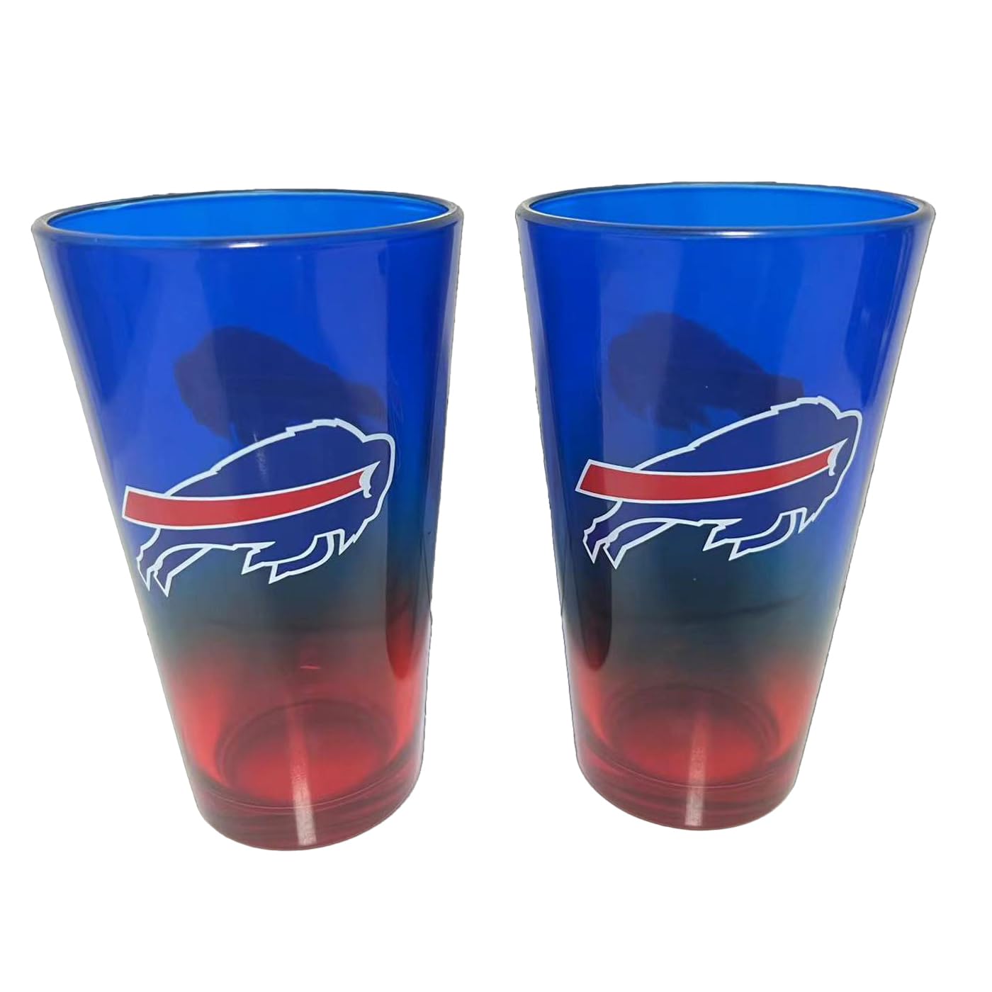 Buffalo Bills NFL Lot de 2 verres à pinte 475 ml