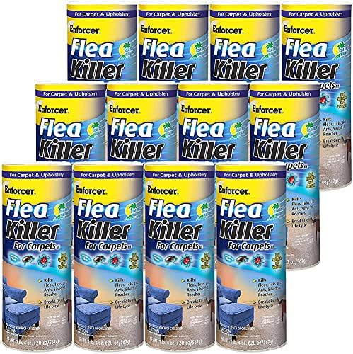 Miniatura 6 de Enforcer EFKOB203 - Asesino de pulgas para alfombras EFKOB203 (caja de 12) Paquete económico que mata pulgas, garrapatas, piojos, hormigas, peces