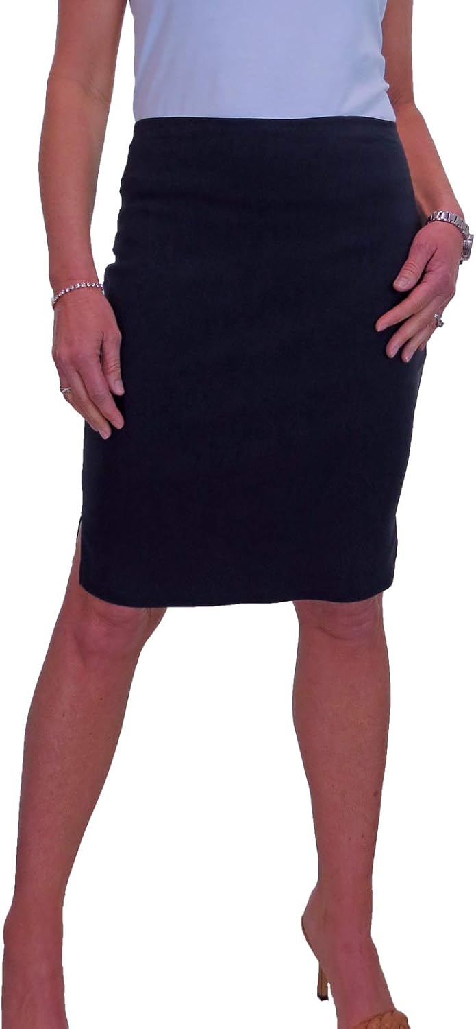 Navy blue pencil skirt school uniform Clearance