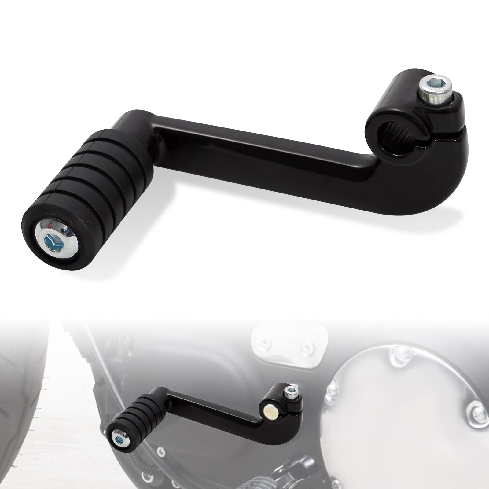 WOWTK Shift Lever Shifter peg for Harley '04-'22 Sportster XL 1200 883 w/Mid-Controls,Black