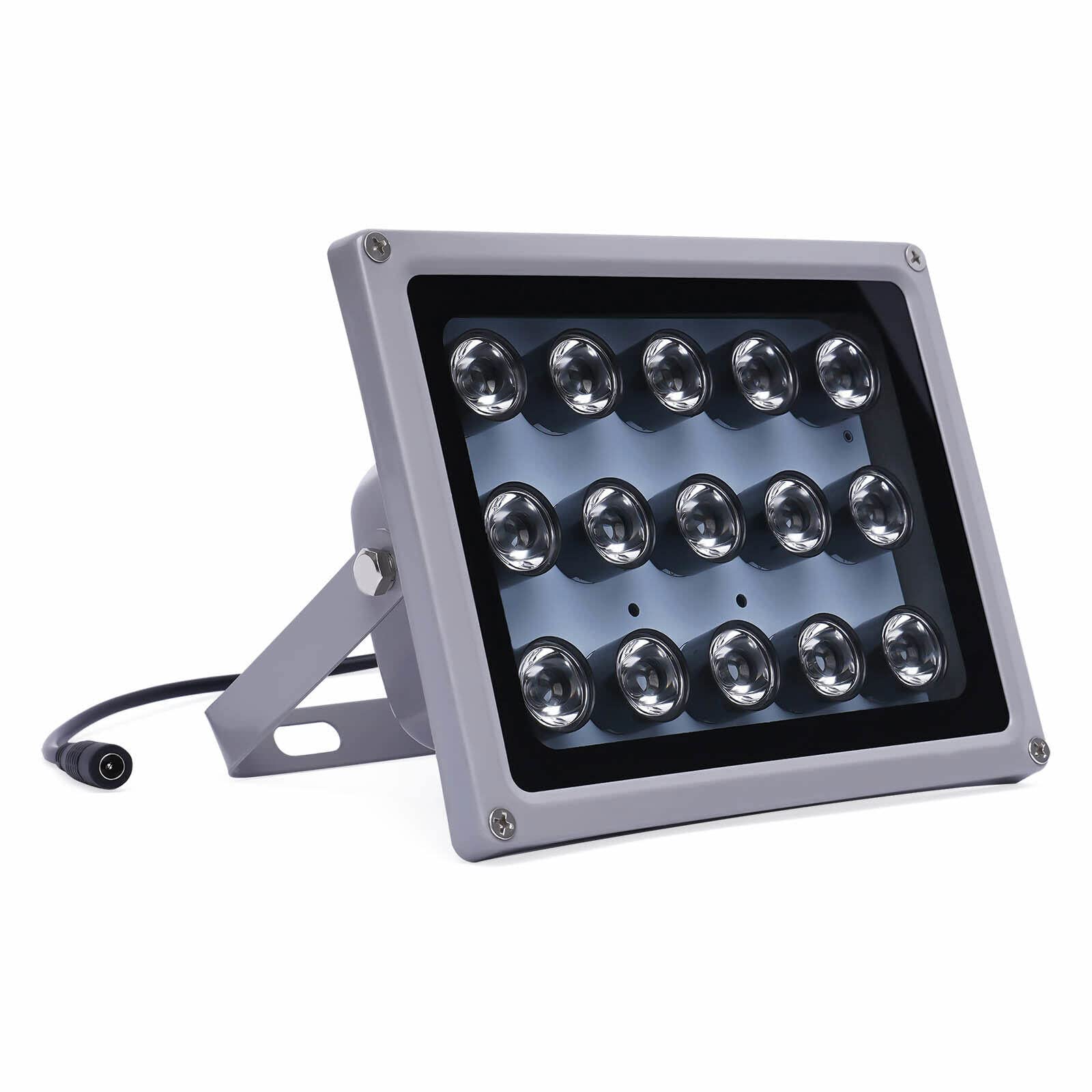 IR-Illuminator Licht 15 LED 850nm CCTV Nachtsicht Infrarot Strahler Licht Illuminator 850nm Array Infrarot Lampen Mit Sensor Nachtsicht Outdoor Wasserdicht Für CCTV Überwachungskamera