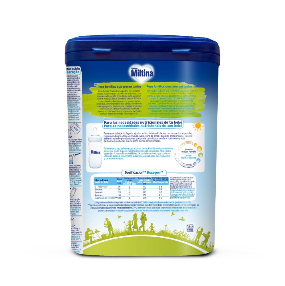 Miltina 1 Leche Infantil para Lactantes desde el Nacimiento