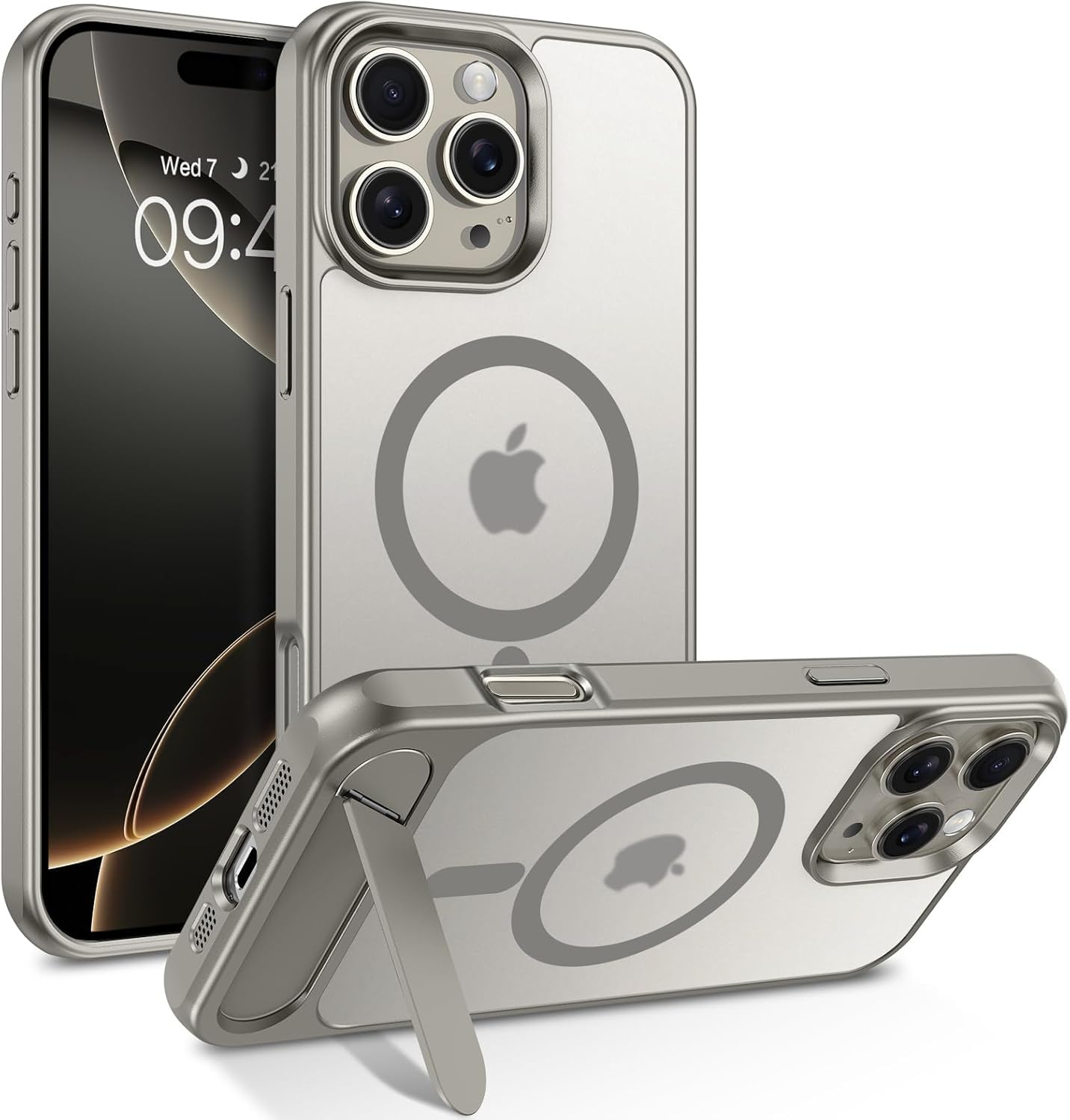 Elzzi Magnetic Case for Samsung S25 Ultra - Kickstand & Mag-Safe -21