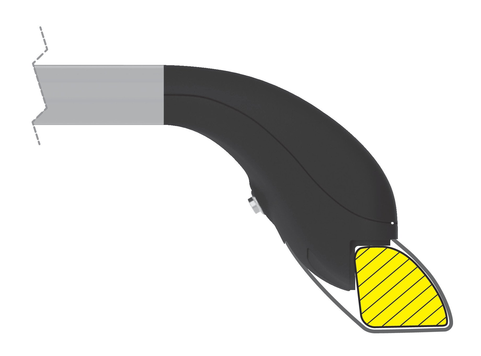 Lampa n15011 par de Barras de Aluminio Snap Fit telescópico con cinghietto