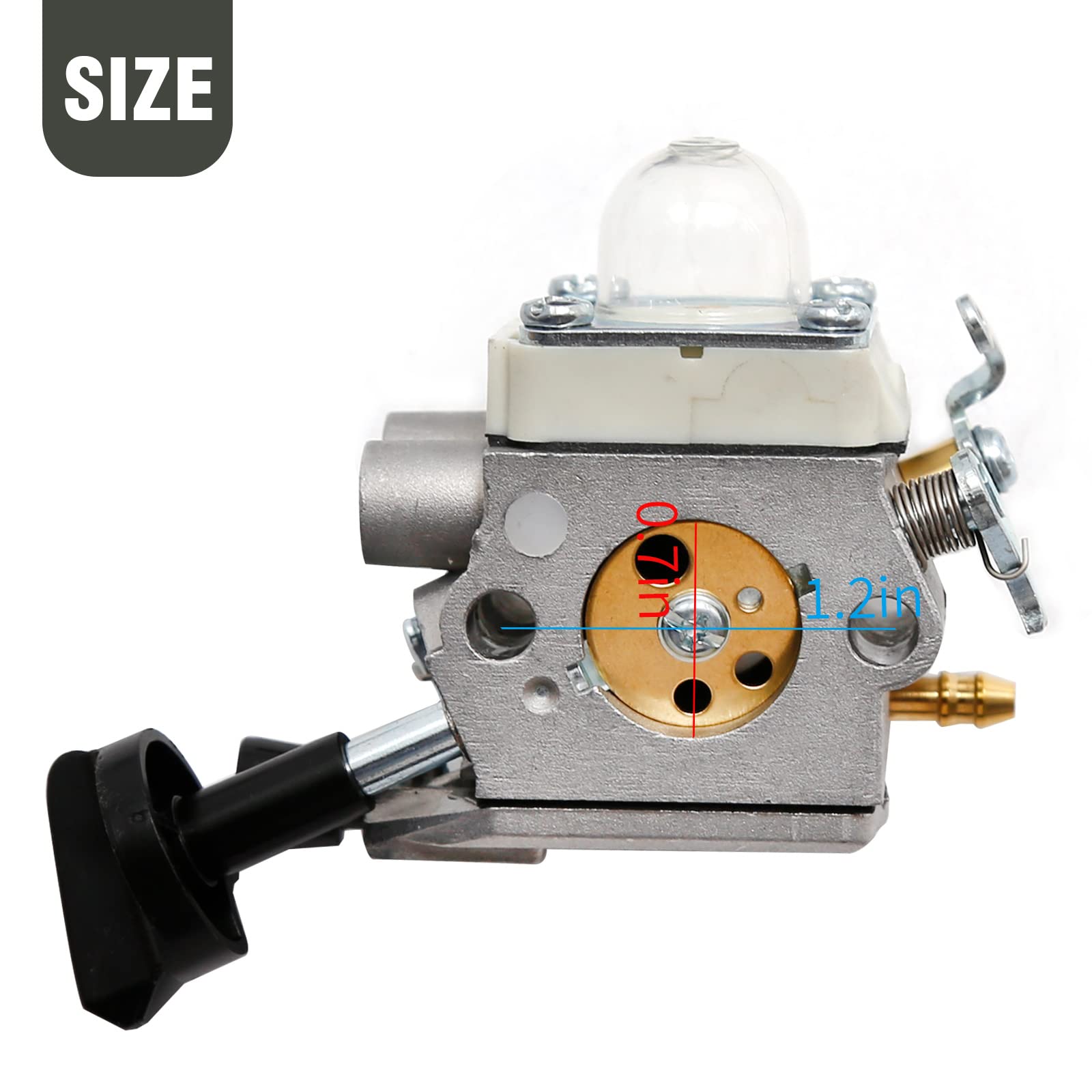 4241-120-0615 Kit Carburatore, Kit Filtro Aria per Soffiatore Foglie Stihl BG56 BG56C SH56 Sostituzione per Zama C1M-260 C1M-S260B 4241-120-0632 4241-120-0622 Carburatore Motore