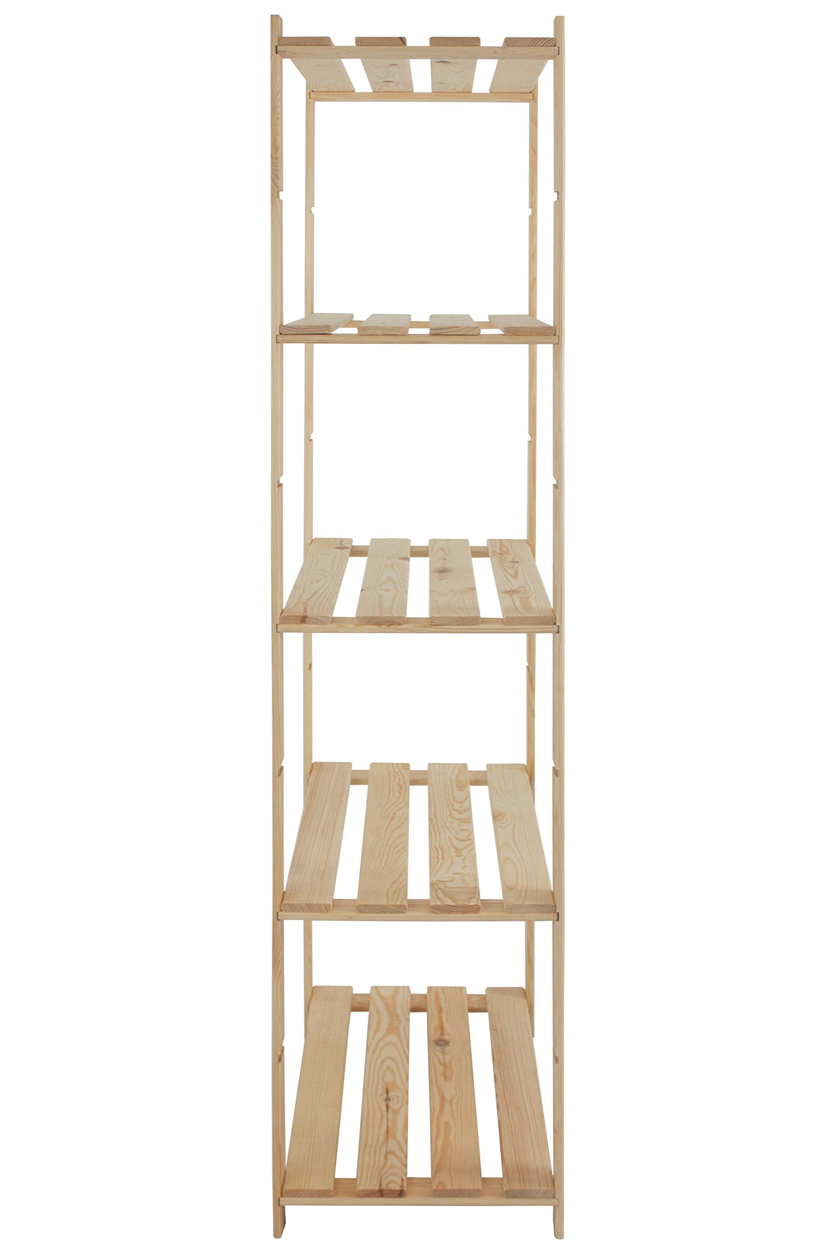 Holzregal Keller- Lager- Küchenregal Ständer H. 150-220cm Serie B (B-24:HxBxT: 170x80x38 cm)
