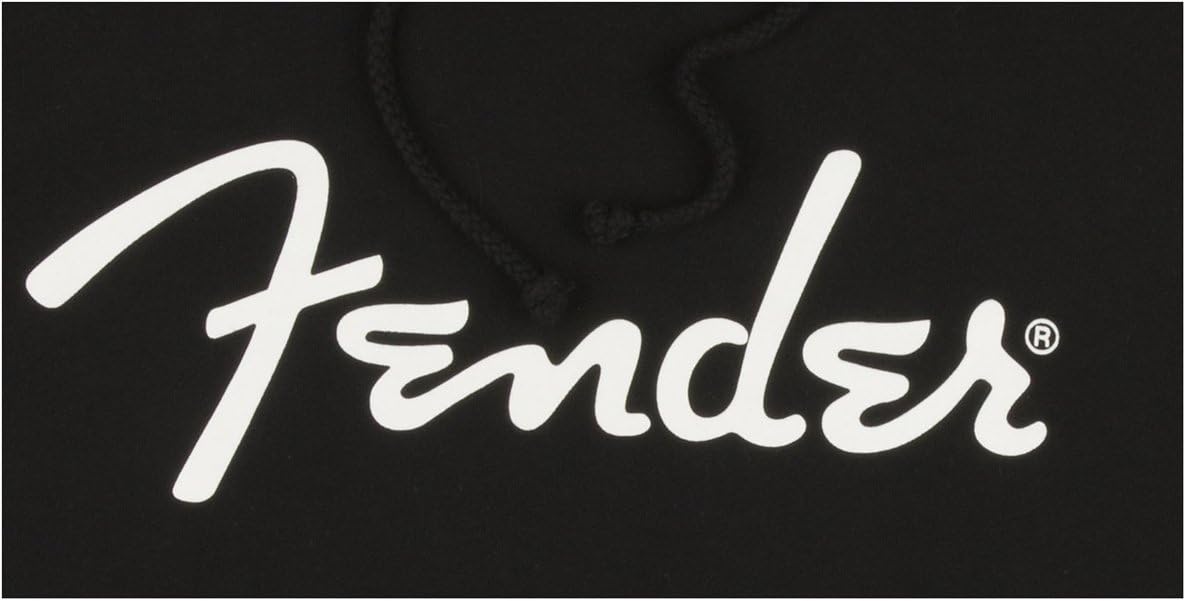 Fender Logo Hoodie, Black, XL : Clothing, Shoes & Jewelry