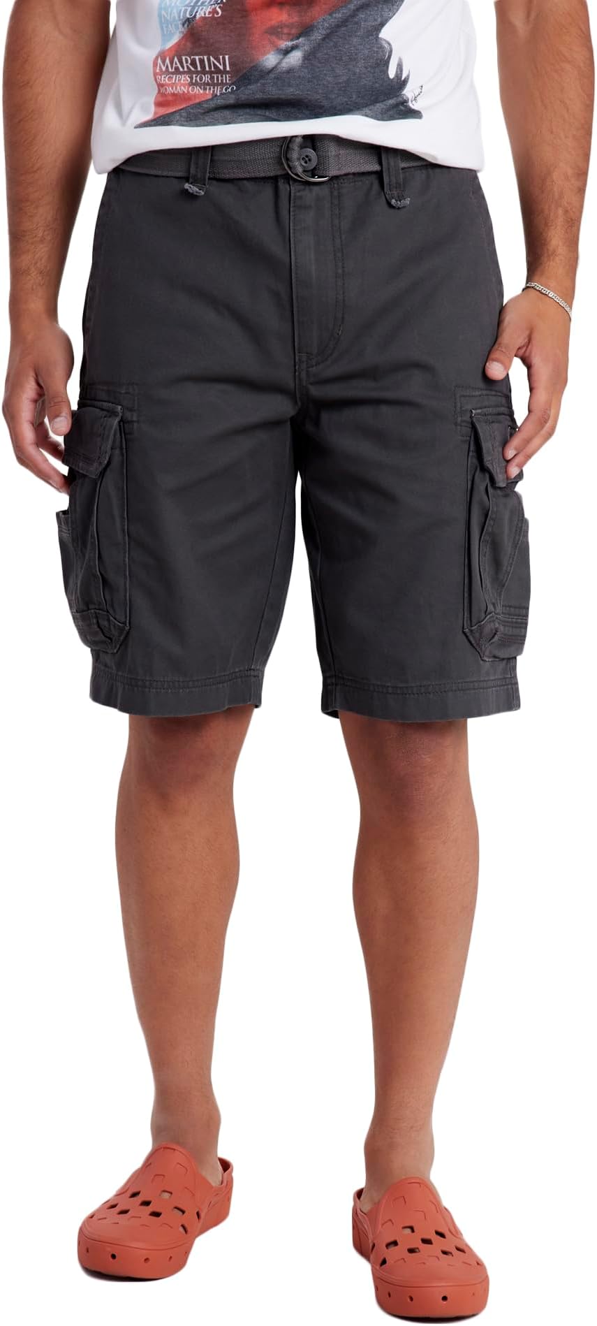 Men's Survivor Belted Cargo Short-Reg and Big & Tall Sizes