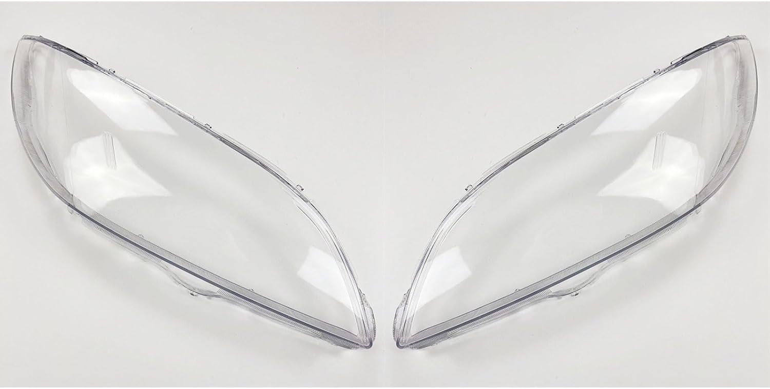 Car Headlight Cover for Mazda 3 M3 2006 2007 2008 2009 2010 2011 2012, Transparent Front Headlight Shell Headlamp Lens Cover Lamp Shade Replacement, Car Accessories,A Pair