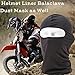 falapala Balaclava Tactical Face Mask Hood Neck Gaiter 1 Pack (Black)