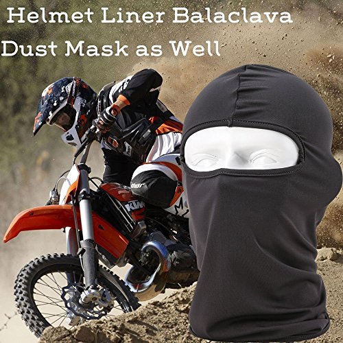 falapala Balaclava Tactical Face Mask Hood Neck Gaiter 1 Pack (Black) - Image 7