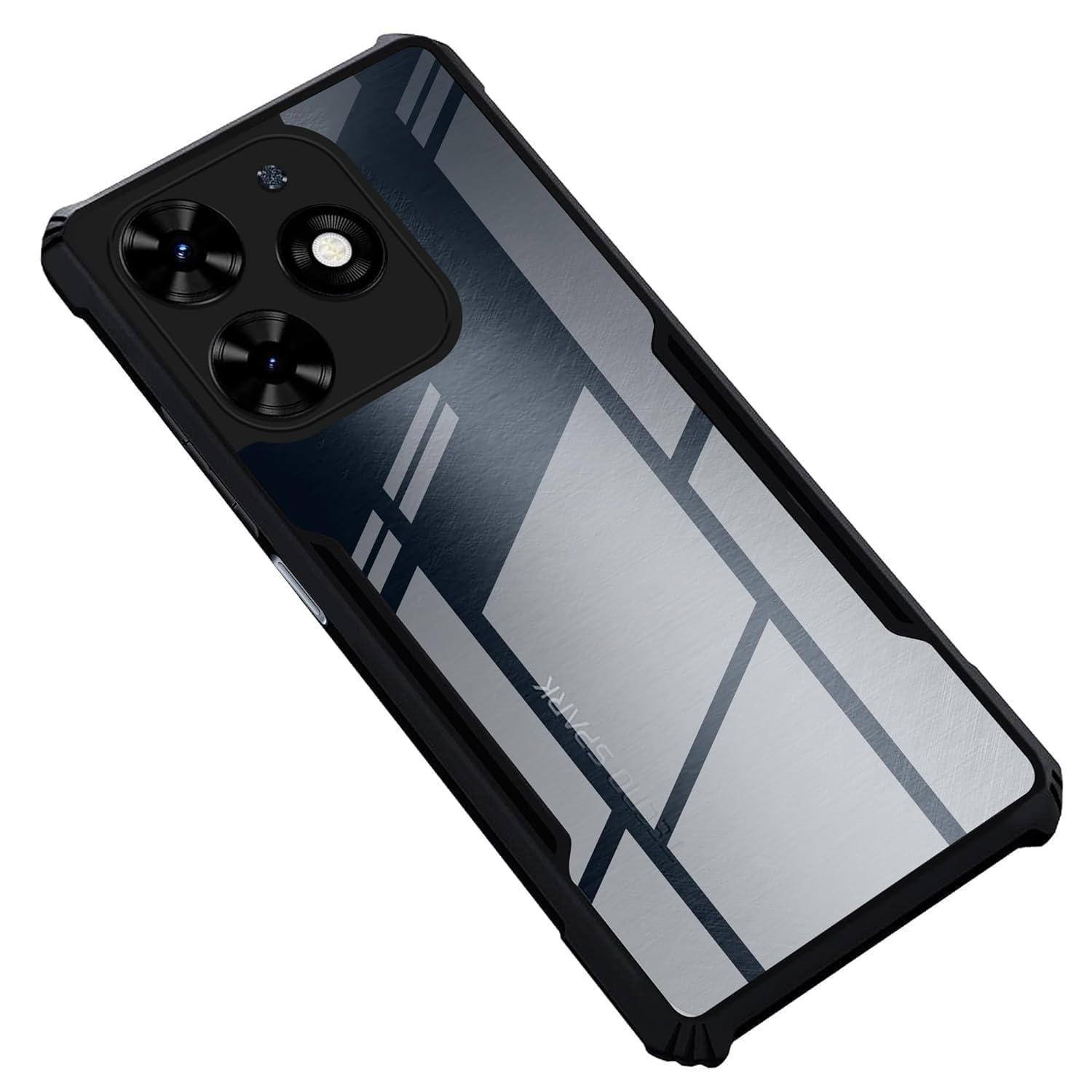 SHINESTAR Tecno Spark GO 2024 Back Cover Case | Ultra Thin 360 Degree Protection Crystal Clear Tranparent Bumper Back Cover Case for Tecno Spark GO 2024 - Black (B0CY3NGLD2) Amazon Price History, Amazon Price Tracker