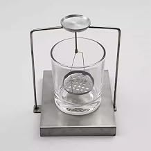 Precision Balance Specific Gravity Frame, Jewelry Instrument Gem Density Meter with Measuring Cup and Metal Holder and Base Tray, for Density Determination Solid