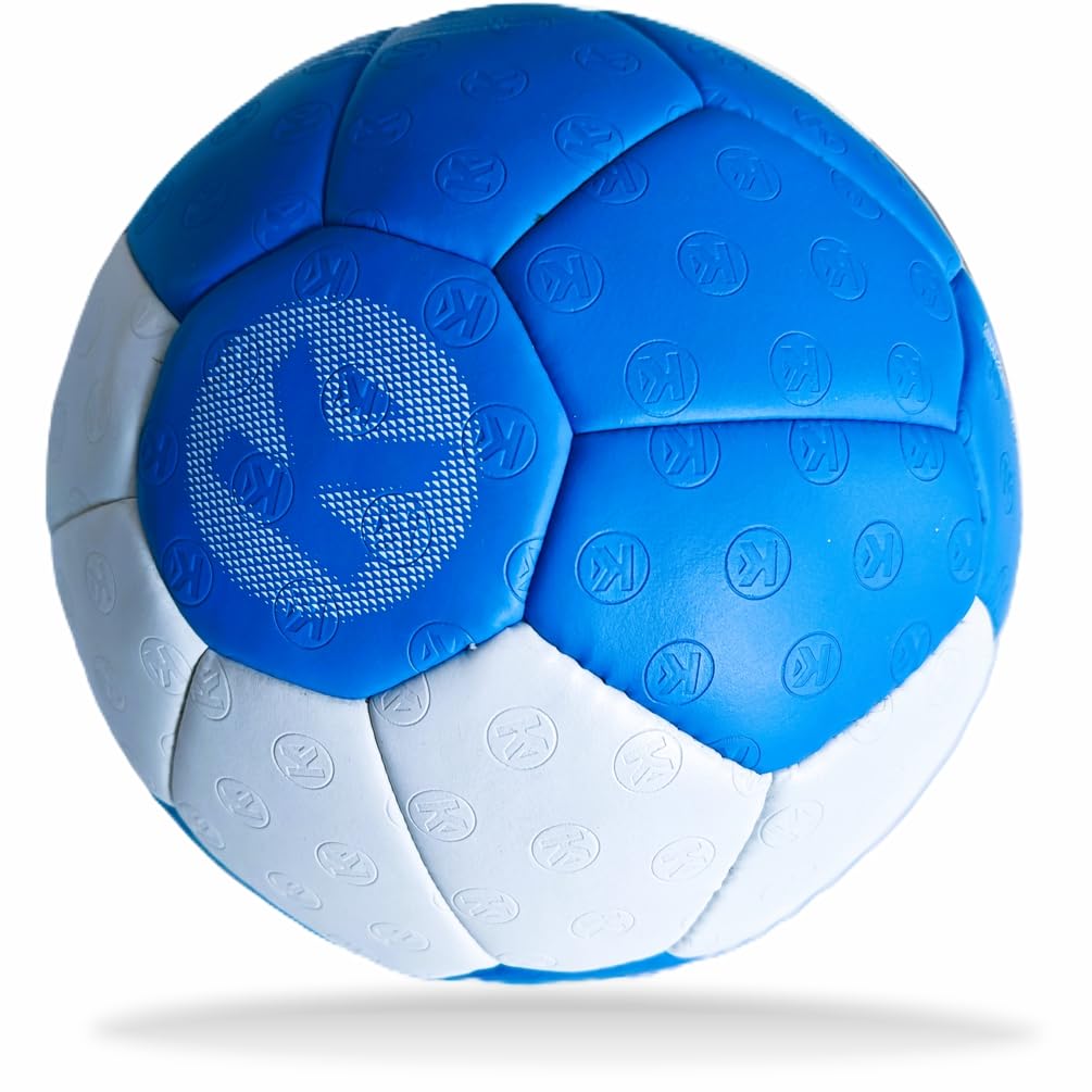 Kempa Handball Spectrum Synergy Primo für Kinder blau/weiß Größe 1 + Ballpumpe