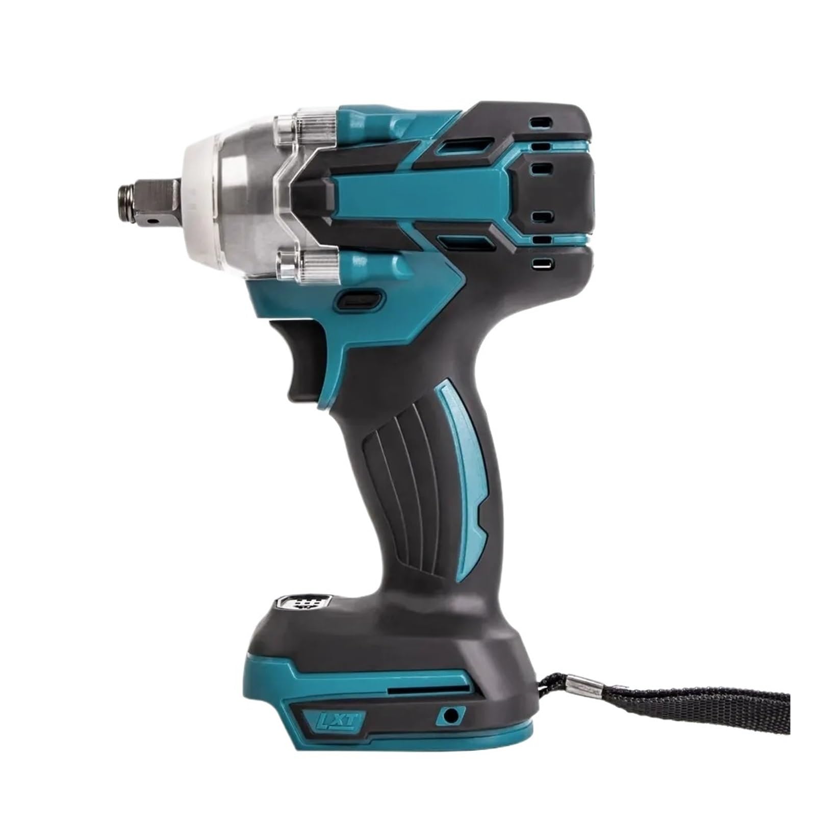 Llave de Impacto Llave De Impacto Eléctrica De 18V, Llave De Vaso Recargable De 1/2, Inalámbrica, Sin Batería, Impacto De Alta Potencia En Reparación De Automóviles(A)