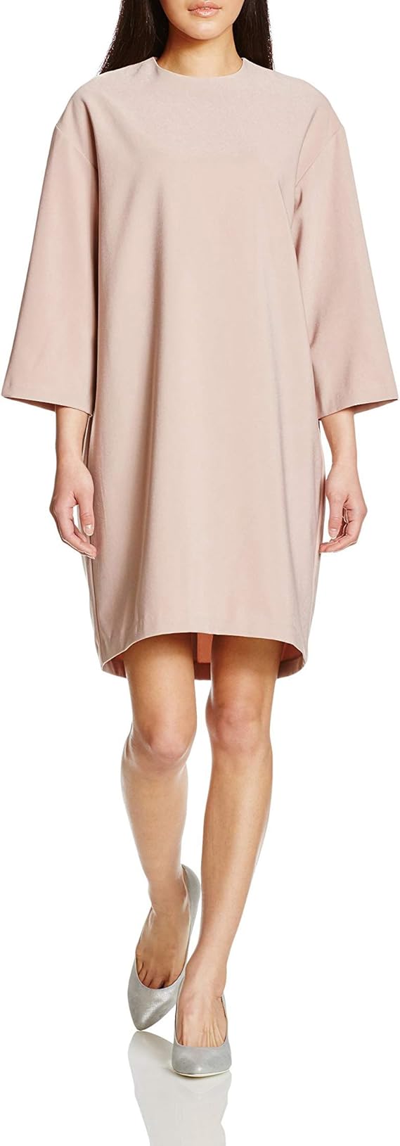 Amazon Co Jp ミラオーウェン コクーンワンピース 09wfo レディース Pnk 日本 0 日本サイズ7 号相当 服 ファッション小物