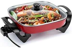 Holstein Housewares 12-Inch Electric Skillet: Master Culinary Delights with Precision and Ease
