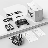 Vista 9 de DEERC D20 Mini dron para niños con cámara FPV HD 720P, juguetes de control remoto con regalos para niños y niñas con retención de altitud, modo sin