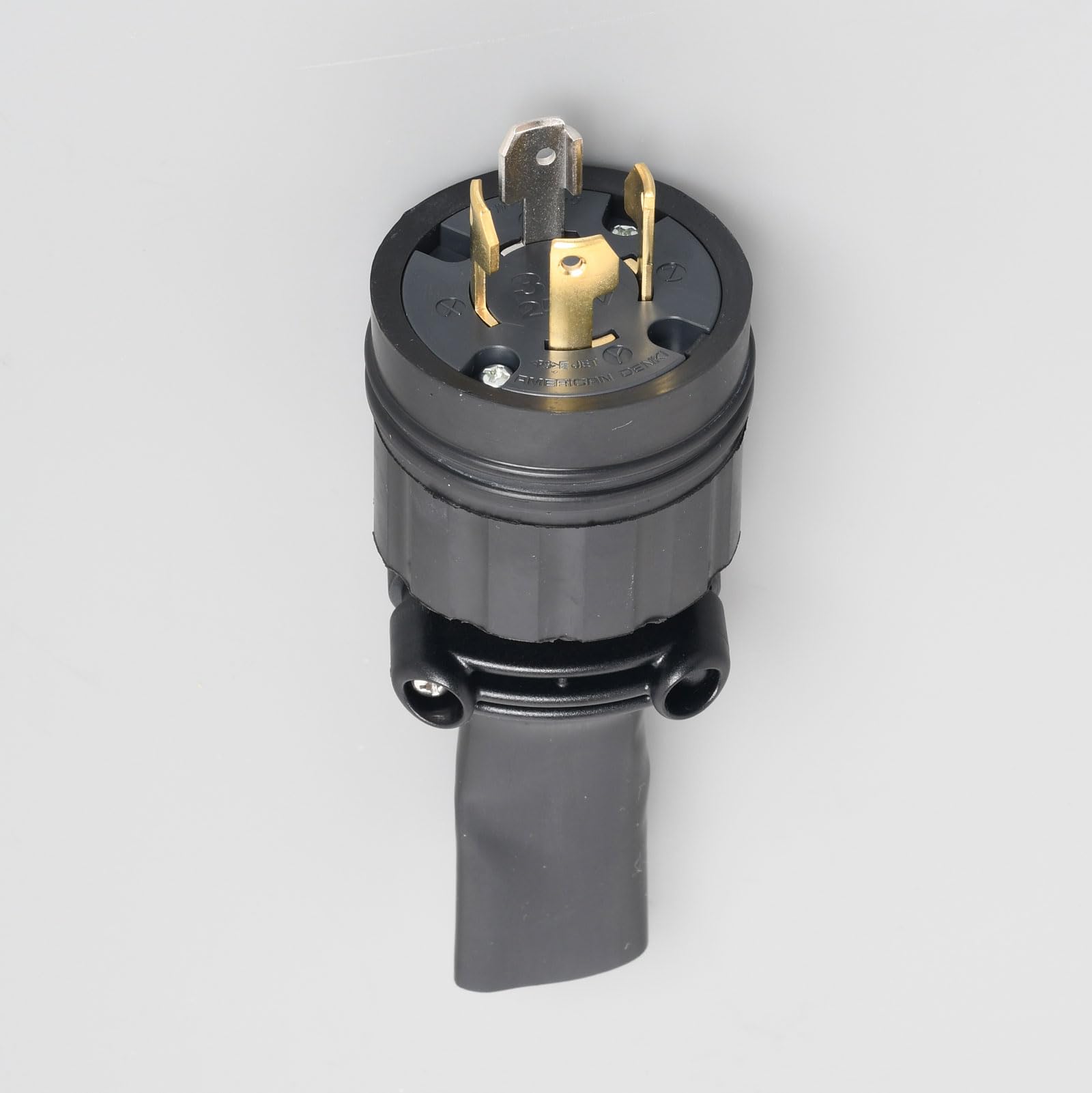 Amazon.co.jp: アメリカン電機 引掛形 防水形プラグ 接地3P30A250V
