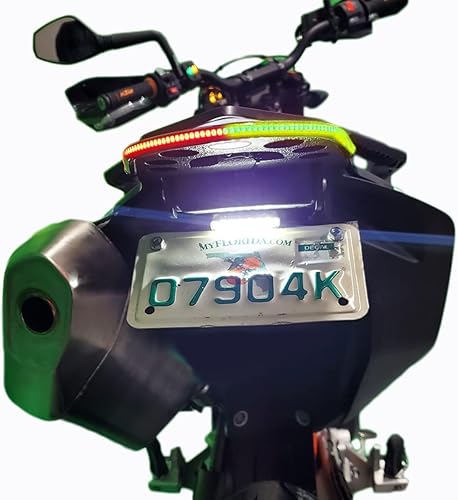 Miniatura 2 de BIKELITEZ Kit de barra de luz eliminadora de guardabarros STD integrado para adaptarse a KTM 690 2019-2020