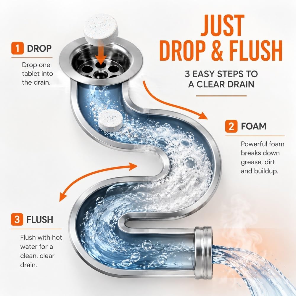 Désodorisant Multi-usages For Canalisations Et Nettoyeur De Tuyaux
