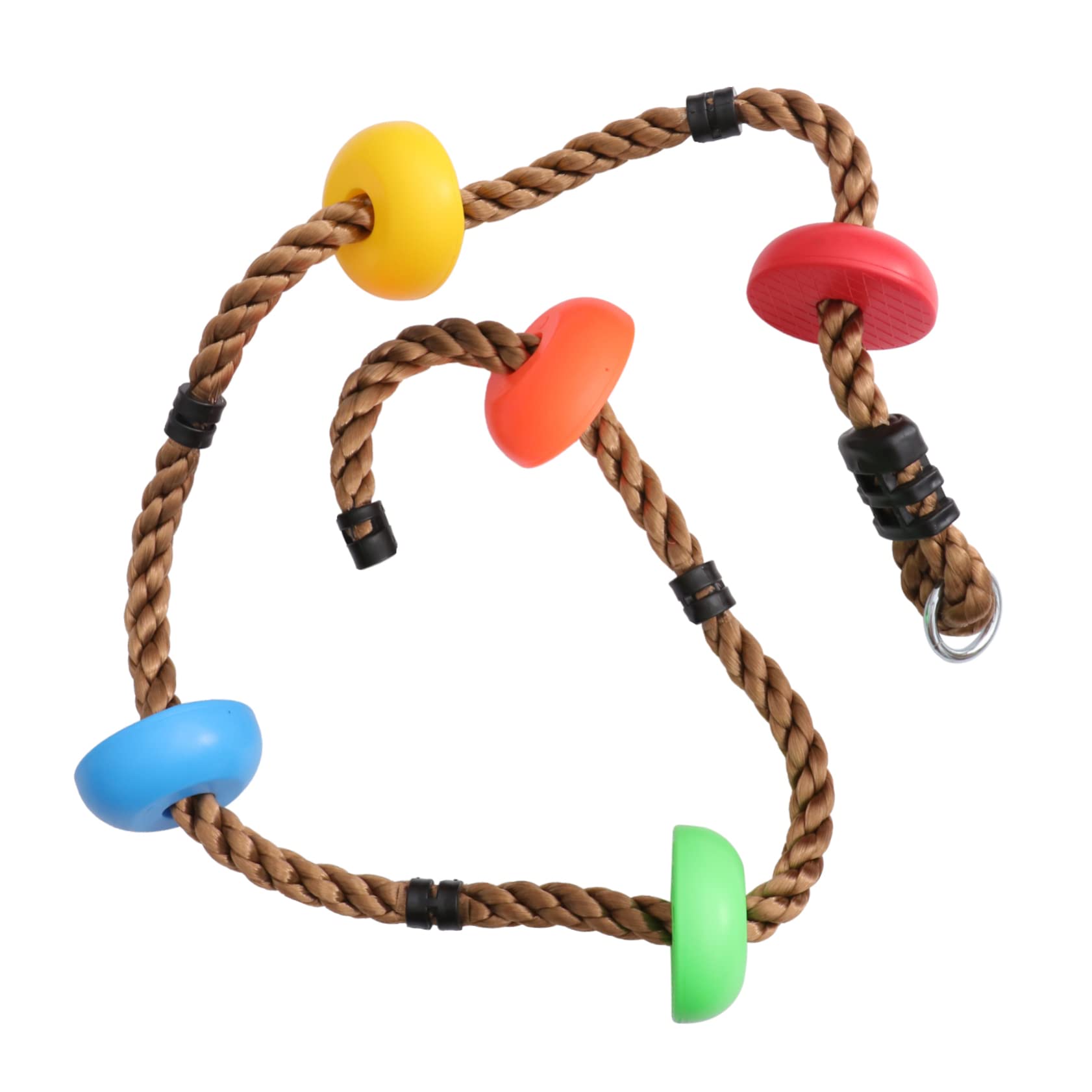Toddmomy 1Pc Disc Swing Climbing Rope Creative Outdoor for Fun Exercise Swing for Backyard Play Engaging Climbing Disc with Spiral Texture for Active Random Color