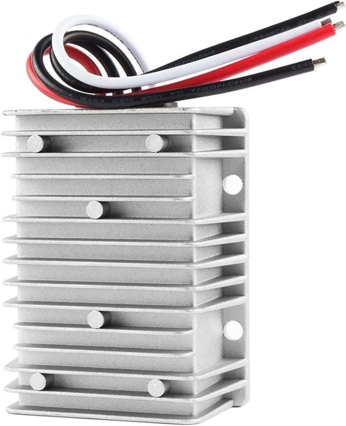 MWRFKJOB 8A Aluminum,10-45V to 48V DC Boost Converter Step Up 48volts Voltage Regulator