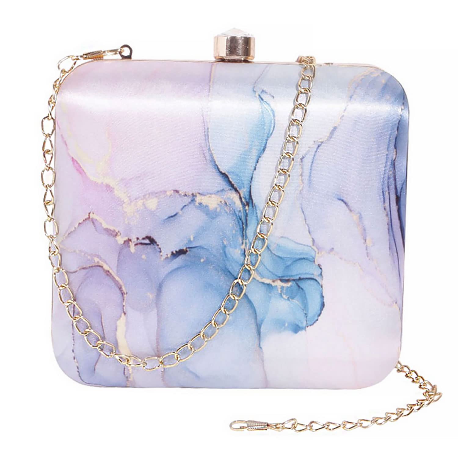 swisni Designer Abstract Printed Square Clutches for Women girls Clutches for wedding party stylish Clutch,sling Bag, Gift-picture-3