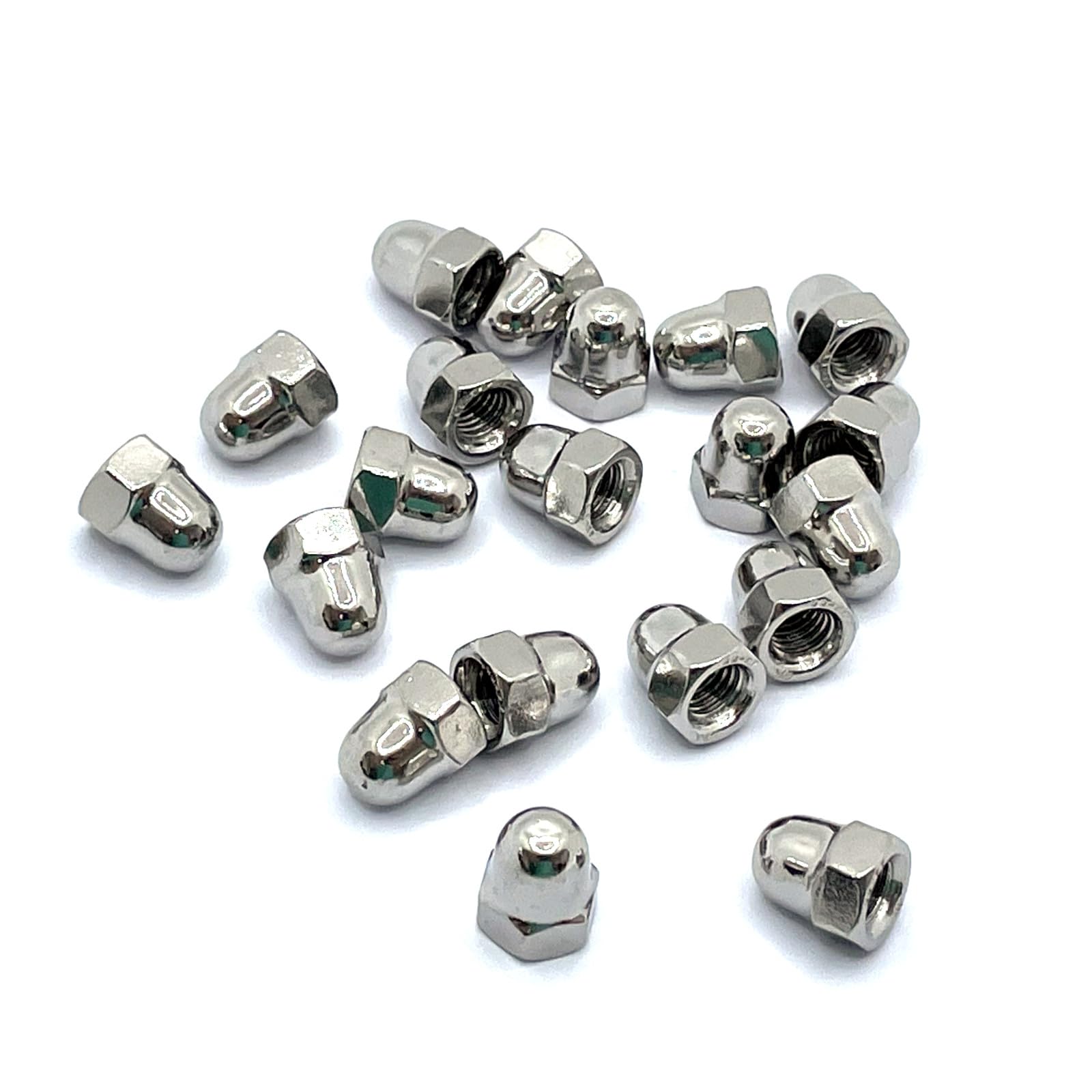 M5 Dome Nut DIN1587, A4 (316) Stainless Steel (Pack of 20), M5(A4), Pk20 - Image 3