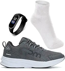 Tênis Unissex Esportivo Confortável Corrida Caminhada Crossfit + Relógio Digital + Meia