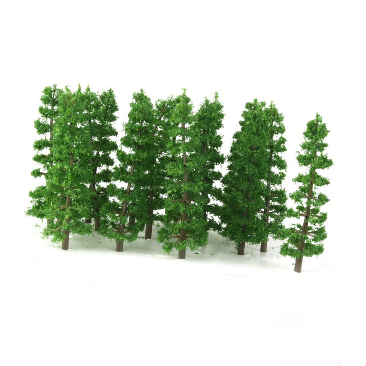 MAGICLULU 3 Set Di Mini Abeti Realistici in Scala 1/100 Per Modellismo Ferroviario 20 Pezzi * 3