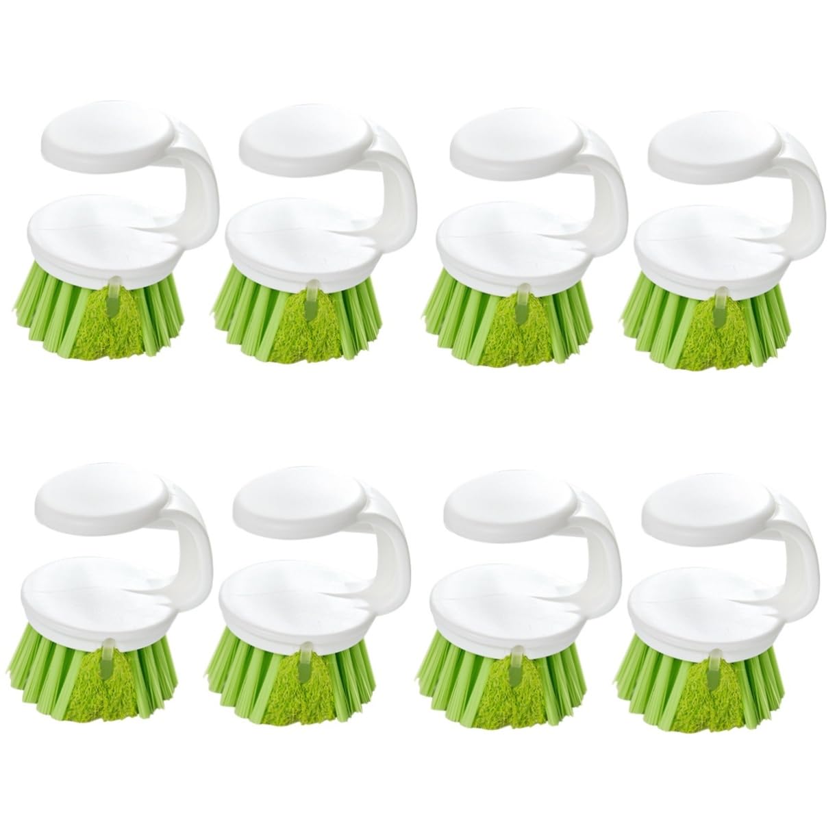 ULTECHNOVO Cepillo para Lavar Platos con Mango Ergonómico Y Diseño Redondeado para Fregar Sartenes Y Utensilios De Cocina Cepillo Multiusos para Limpieza De Superficies 2 Piezas X 4