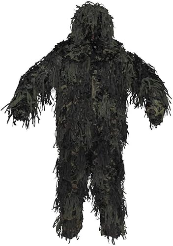 MFH Ghillie Jackal Suit 3D Body System Woodland